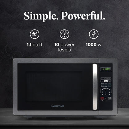 Farberware Classic 1.1 Cu. Ft. 1000-Watt Microwave Oven