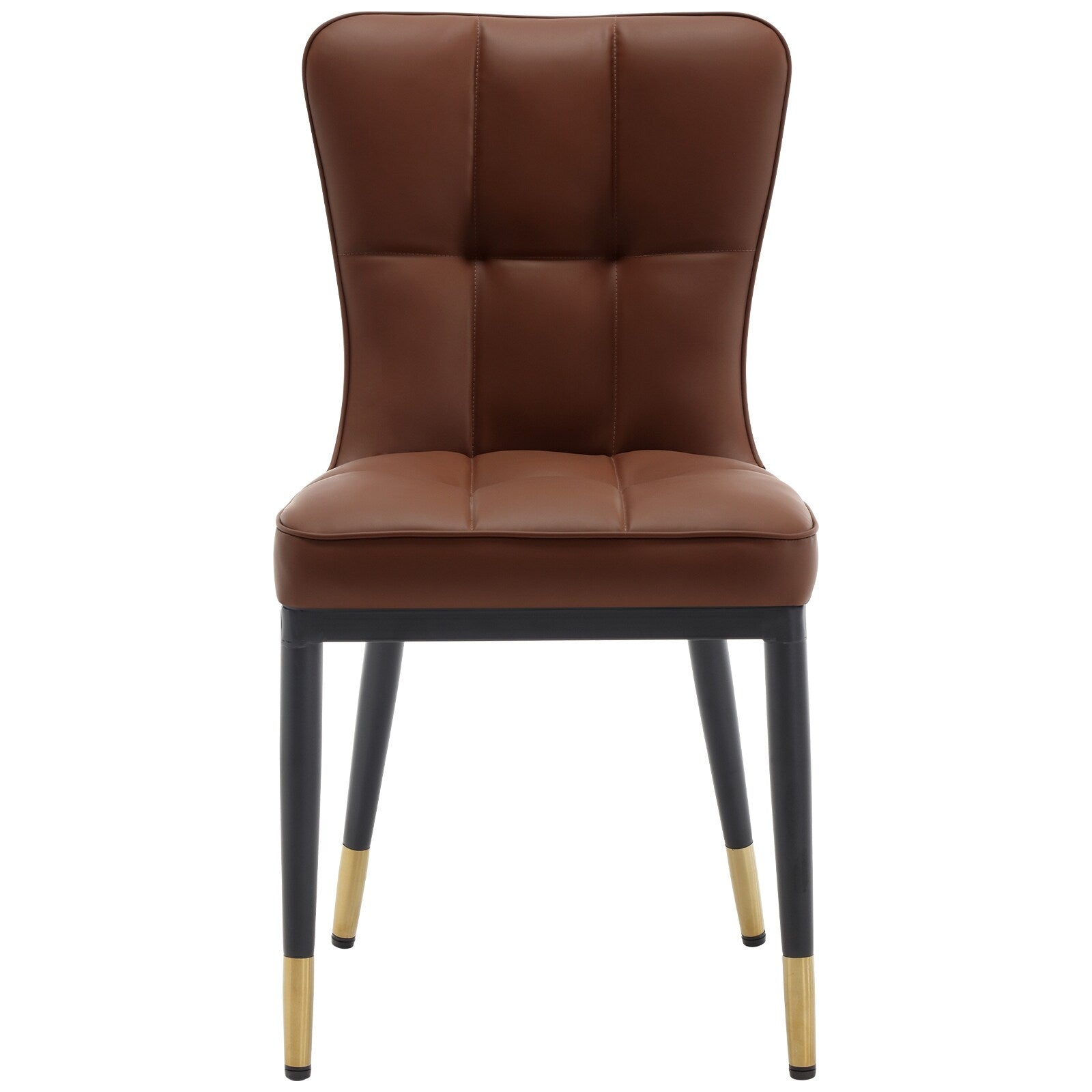 Faux Leather Upholstered Dining Chairs Set of 2/4
