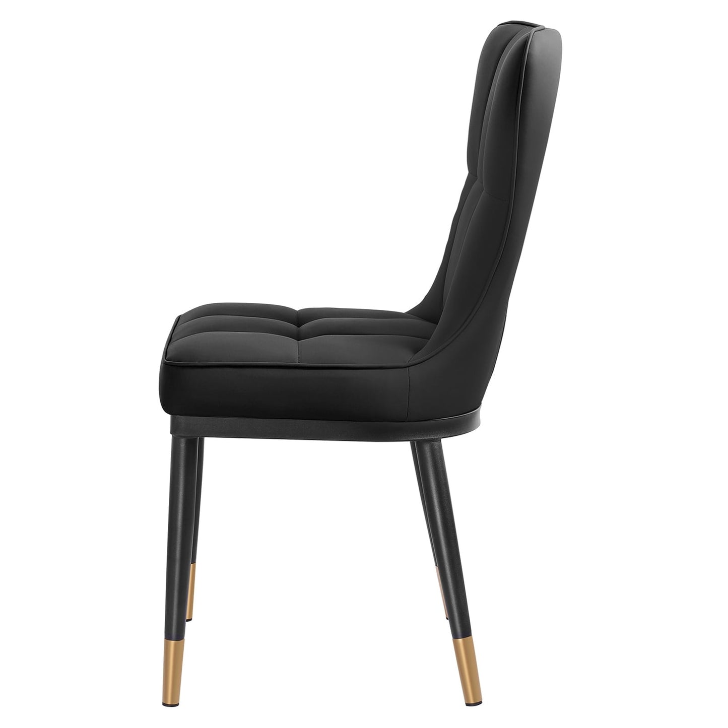 Faux Leather Upholstered Dining Chairs Set of 2/4