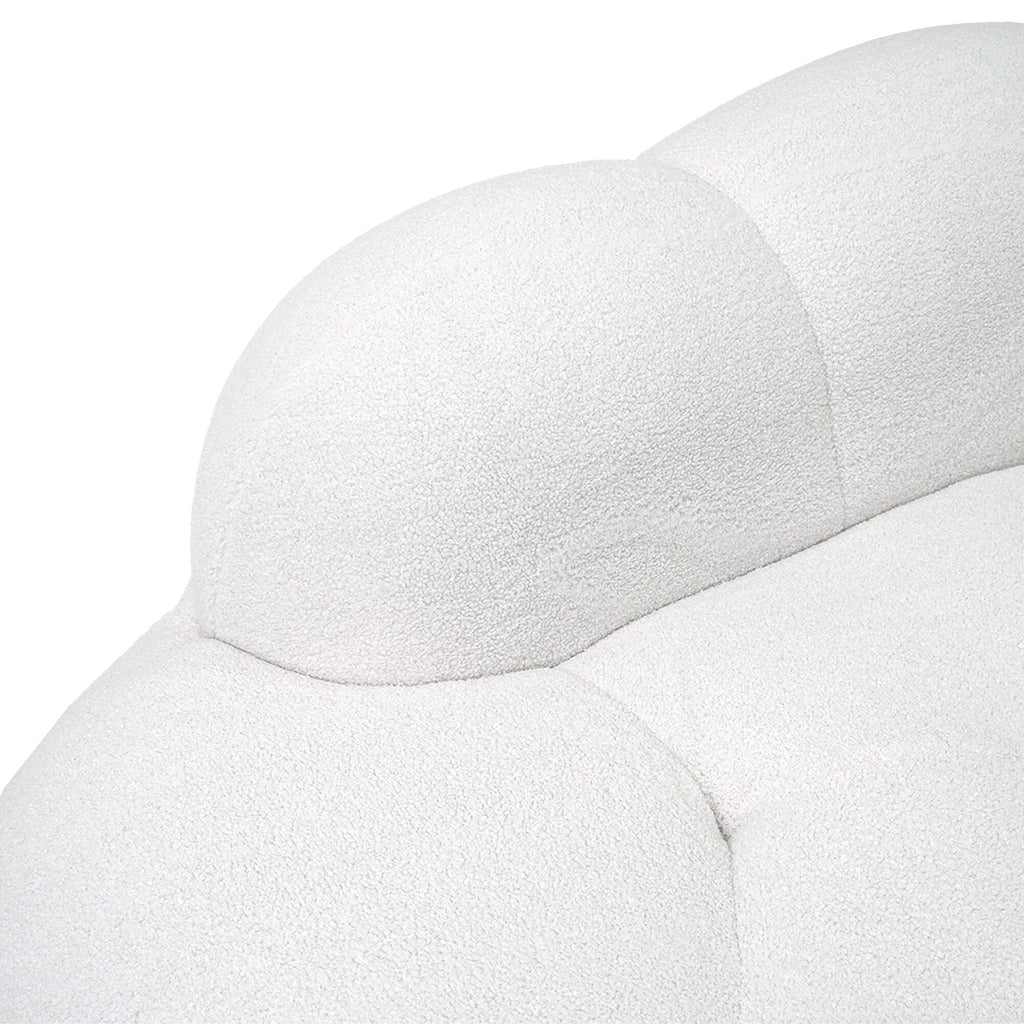 Floor Couch, Modern Loveseat Sofa, Lazy Sofa Round Floor Sofas, Cloud Memory Foam Boneless Couches for Living Room, Apartment