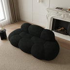 Floor Couch, Modern Loveseat Sofa, Lazy Sofa Round Floor Sofas, Cloud Memory Foam Boneless Couches for Living Room, Apartment