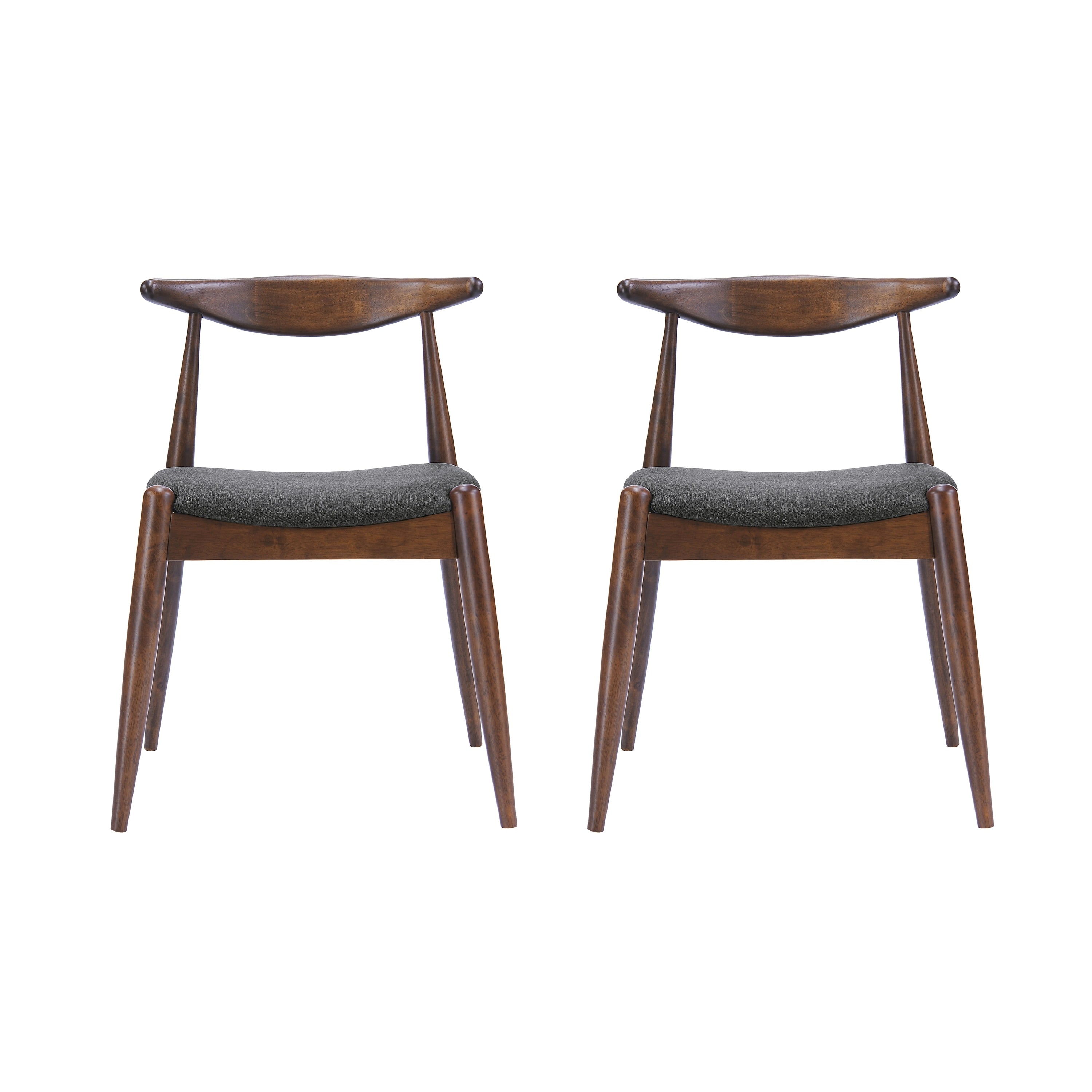 Francie Mid-Century Modern Dining Chairs (Set of 2) by Christopher Knight Home - 20.50 W x 20.25 L x 29.75 H