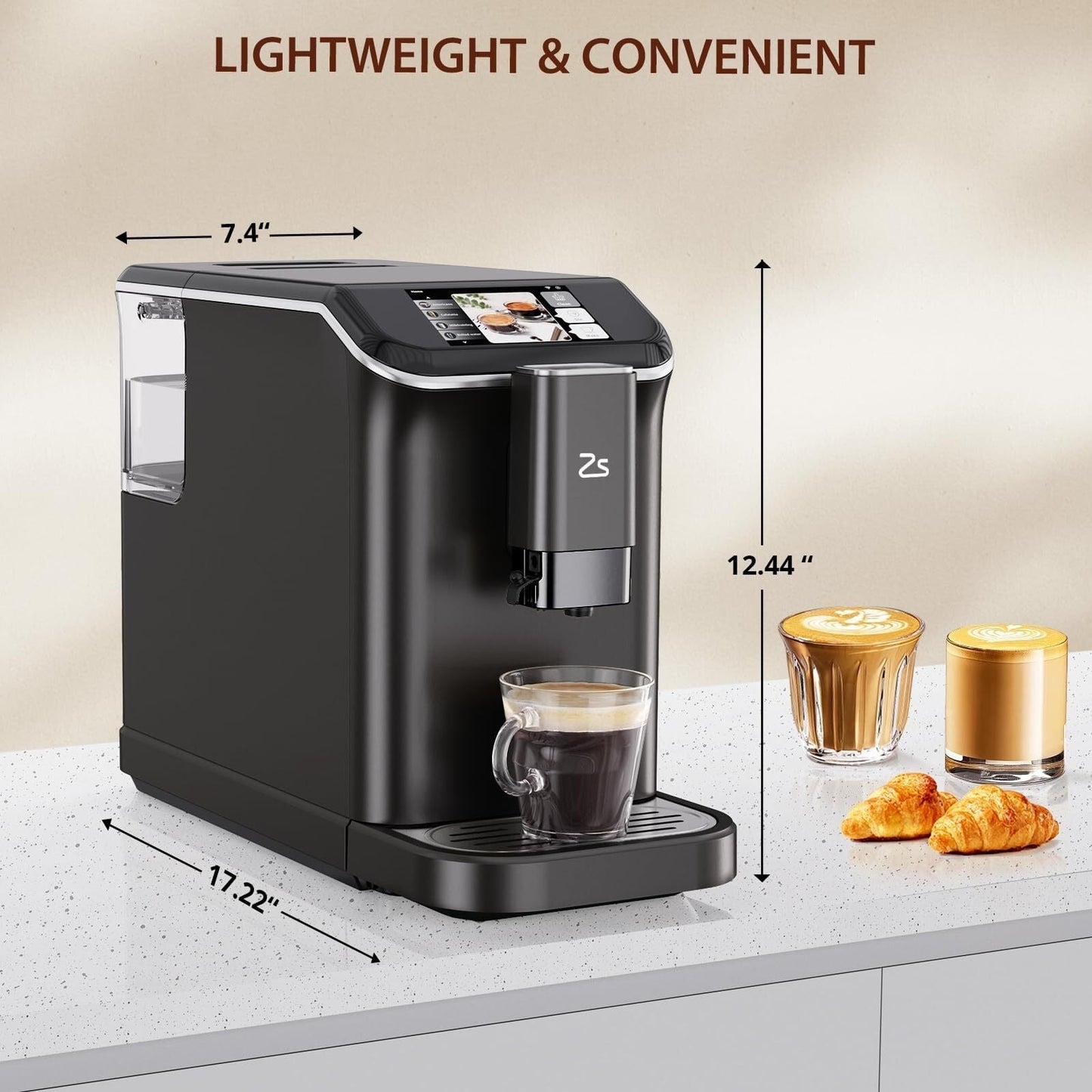 Fully Automatic Espresso Machine with Automatic Milk Frother