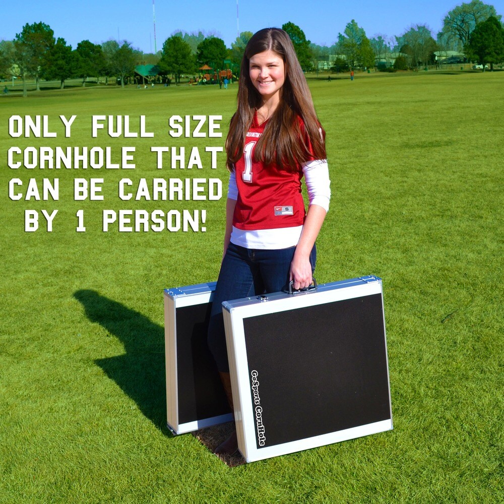 GoSports Regulation Size LED Light-up Cornhole Set