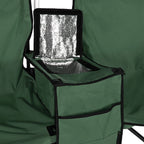 GoTeam Portable Double Folding Chair w/Removable Umbrella, Cooler Bag and Carry Case