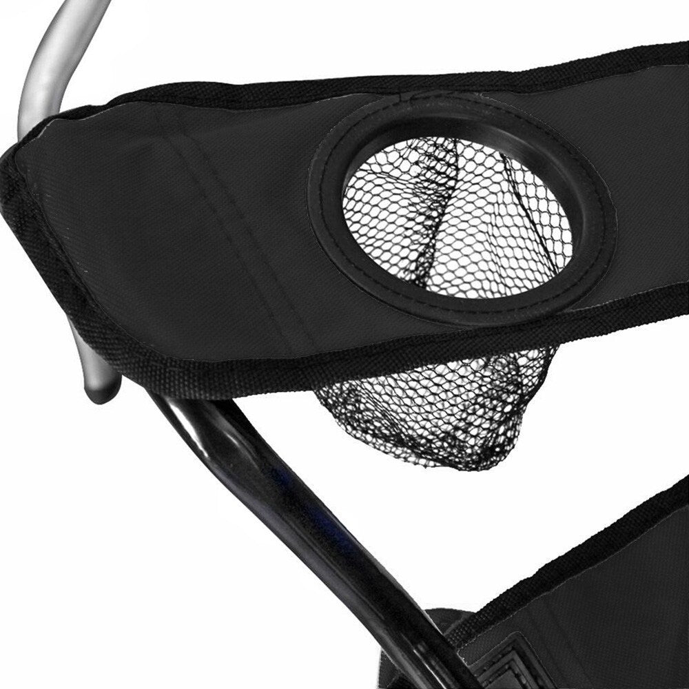 GoTeam Portable Double Folding Chair w/Removable Umbrella, Cooler Bag and Carry Case