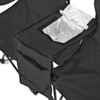 GoTeam Portable Double Folding Chair w/Removable Umbrella, Cooler Bag and Carry Case