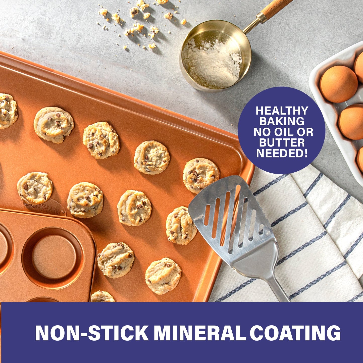 Gotham Steel Pro Hard Anodized 20 Piece Cookware and Bakeware Set