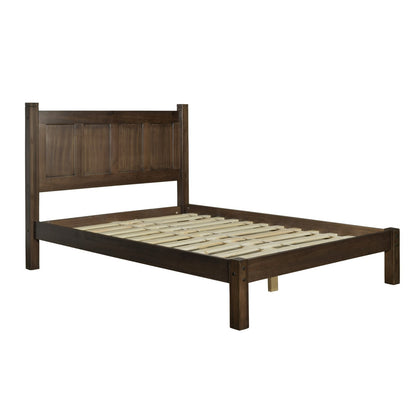 Grain Wood Furniture Shaker Solid Wood Panel Platform Bed