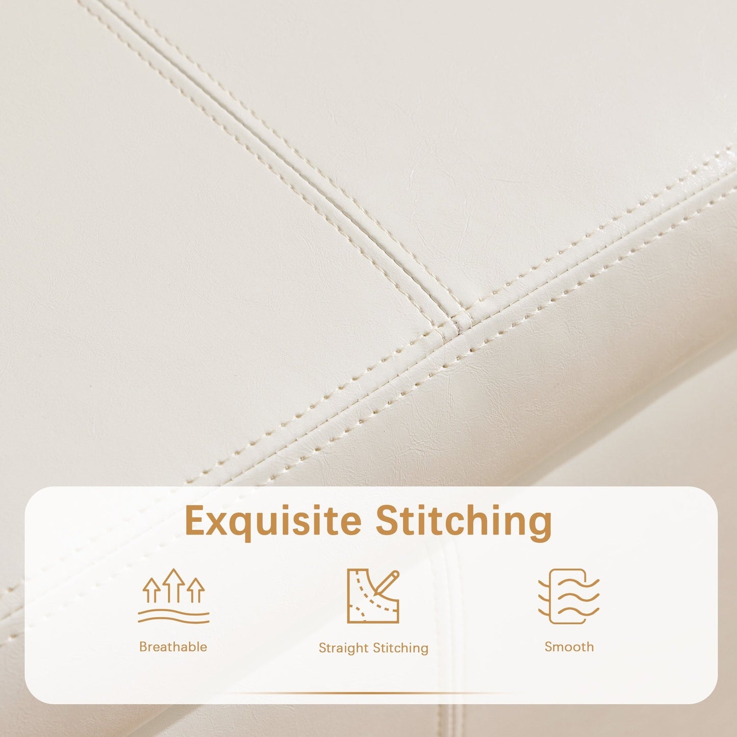 50.3 x 17.50 x 18 Upholstered Rectangular Storage Ottoman-Faux Leather