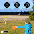 Hathaway Disc Golf Starter Set with 6 Discs and Case - 150 - 170 Gram, 8.25-in - Multi