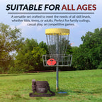 Hathaway Disc Golf Starter Set with 6 Discs and Case - 150 - 170 Gram, 8.25-in - Multi