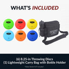 Hathaway Disc Golf Starter Set with 6 Discs and Case - 150 - 170 Gram, 8.25-in - Multi