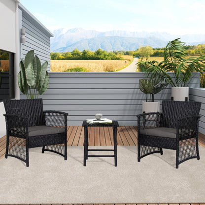 Heritage Outdoor 3-piece Wicker Bistro Patio Set