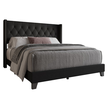 Homer Tufted Upholstered Panel Bed