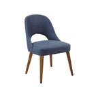 INK IVY Nola Upholstered Dining Side Chairs with Cutout Back design (Set of 2)
