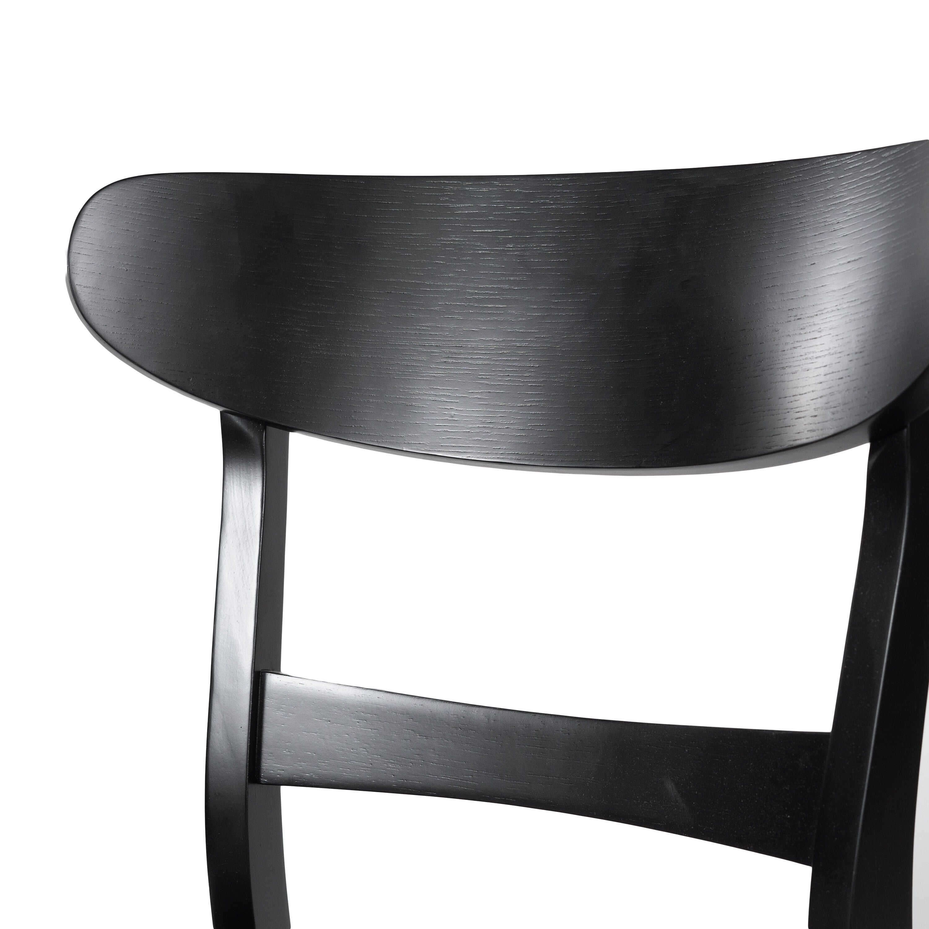 Abrielle Mid-Century Modern Upholstered Rubberwood Dining Chair (Set of 2) by Christopher Knight Home