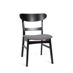 Abrielle Mid-Century Modern Upholstered Rubberwood Dining Chair (Set of 2) by Christopher Knight Home