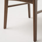 Abrielle Mid-Century Modern Upholstered Rubberwood Dining Chair (Set of 2) by Christopher Knight Home