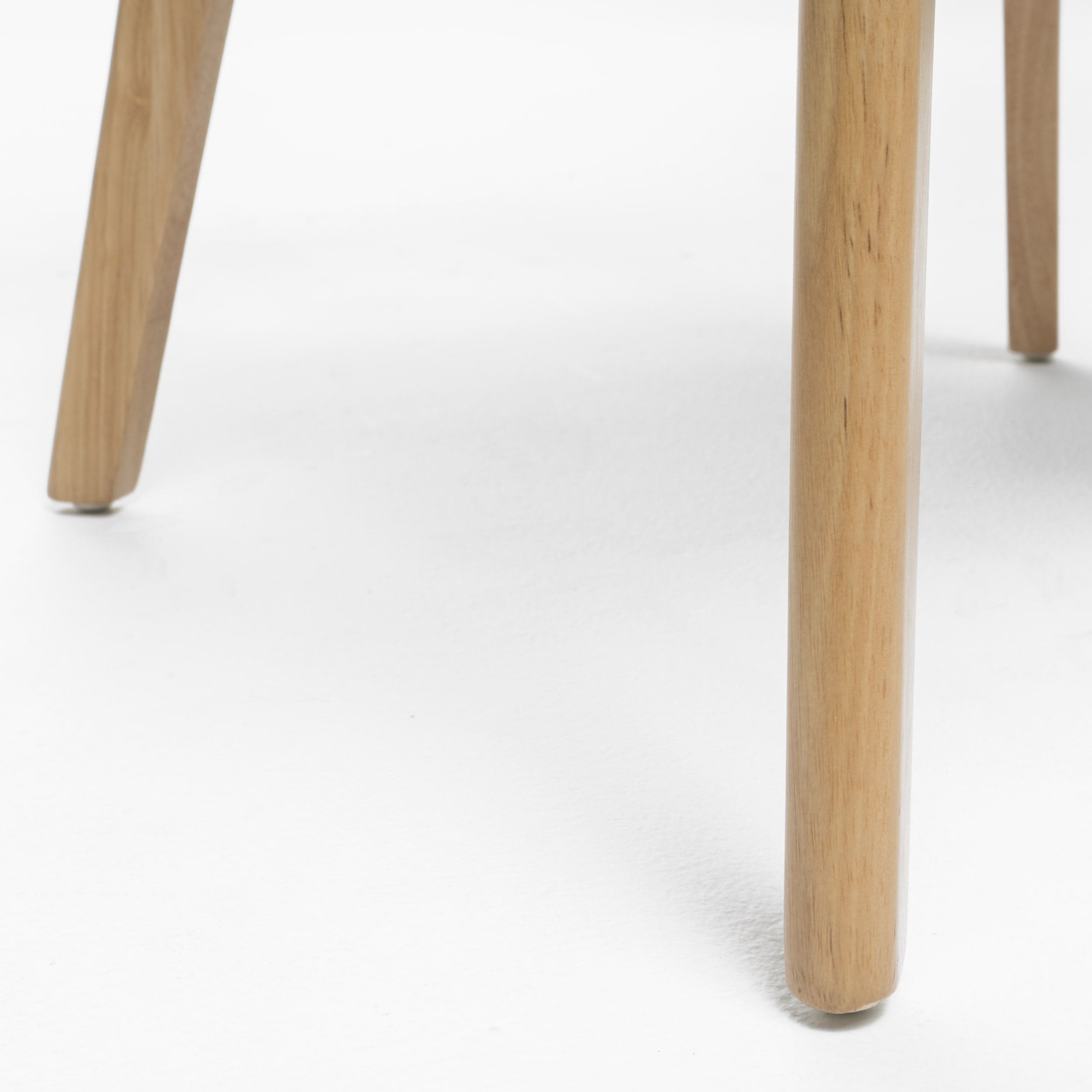 Abrielle Mid-Century Modern Upholstered Rubberwood Dining Chair (Set of 2) by Christopher Knight Home