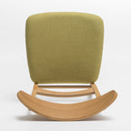 Abrielle Mid-Century Modern Upholstered Rubberwood Dining Chair (Set of 2) by Christopher Knight Home
