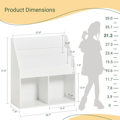 Étagère de rangement pour enfants SoBuy KMB01-W