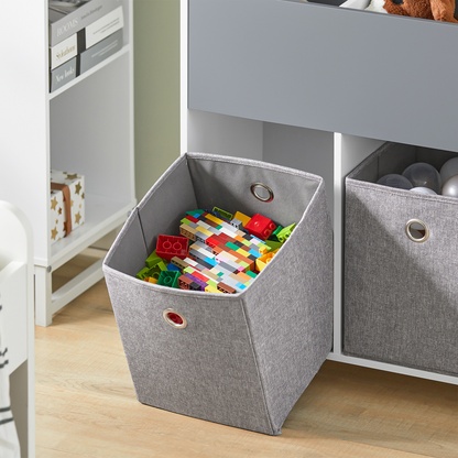 Étagère de rangement à roulettes pour enfants SoBuy KMB61-HG