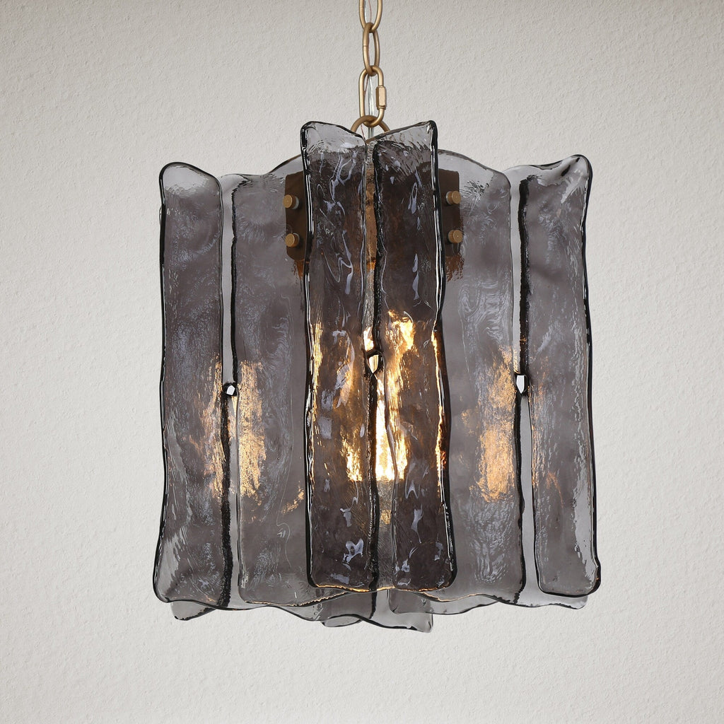 Kasy Modern 1-Light Pendant Lights Glass Island Lights for Dining Room