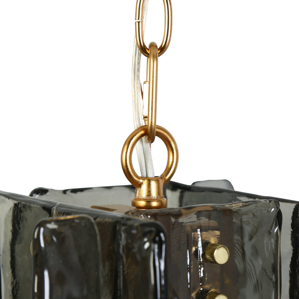 Kasy Modern 1-Light Pendant Lights Glass Island Lights for Dining Room