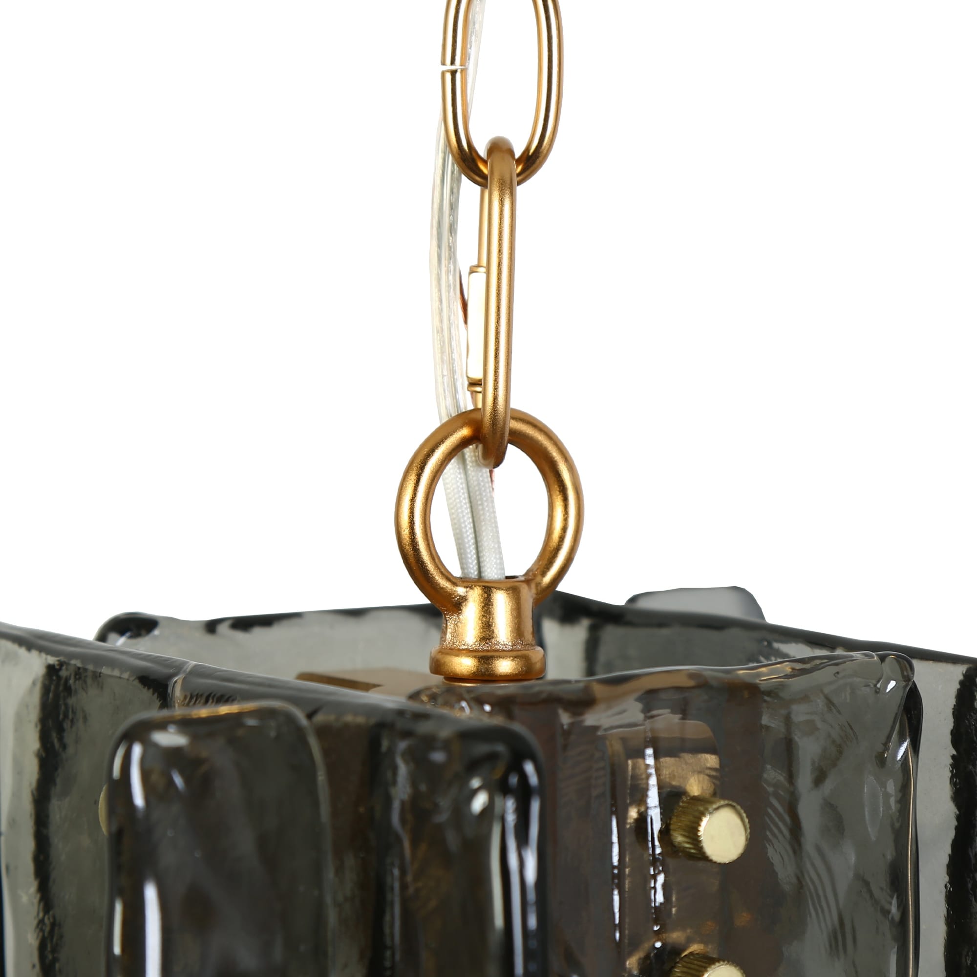 Kasy Modern 1-Light Pendant Lights Glass Island Lights for Dining Room