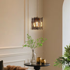 Kasy Modern 1-Light Pendant Lights Glass Island Lights for Dining Room