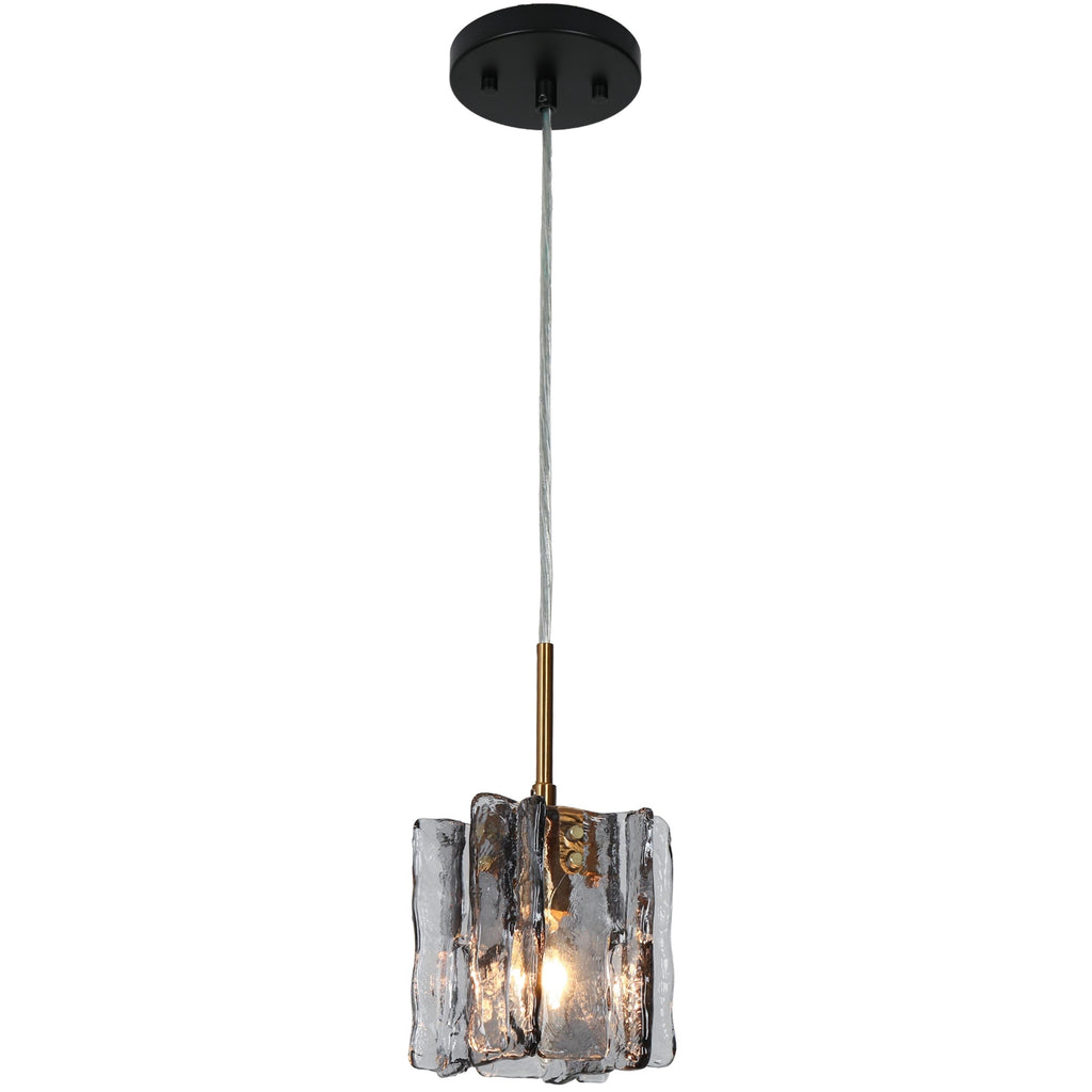 Kasy Modern 1-Light Pendant Lights Glass Island Lights for Dining Room