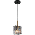 Kasy Modern 1-Light Pendant Lights Glass Island Lights for Dining Room