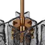 Kasy Modern 1-Light Pendant Lights Glass Island Lights for Dining Room