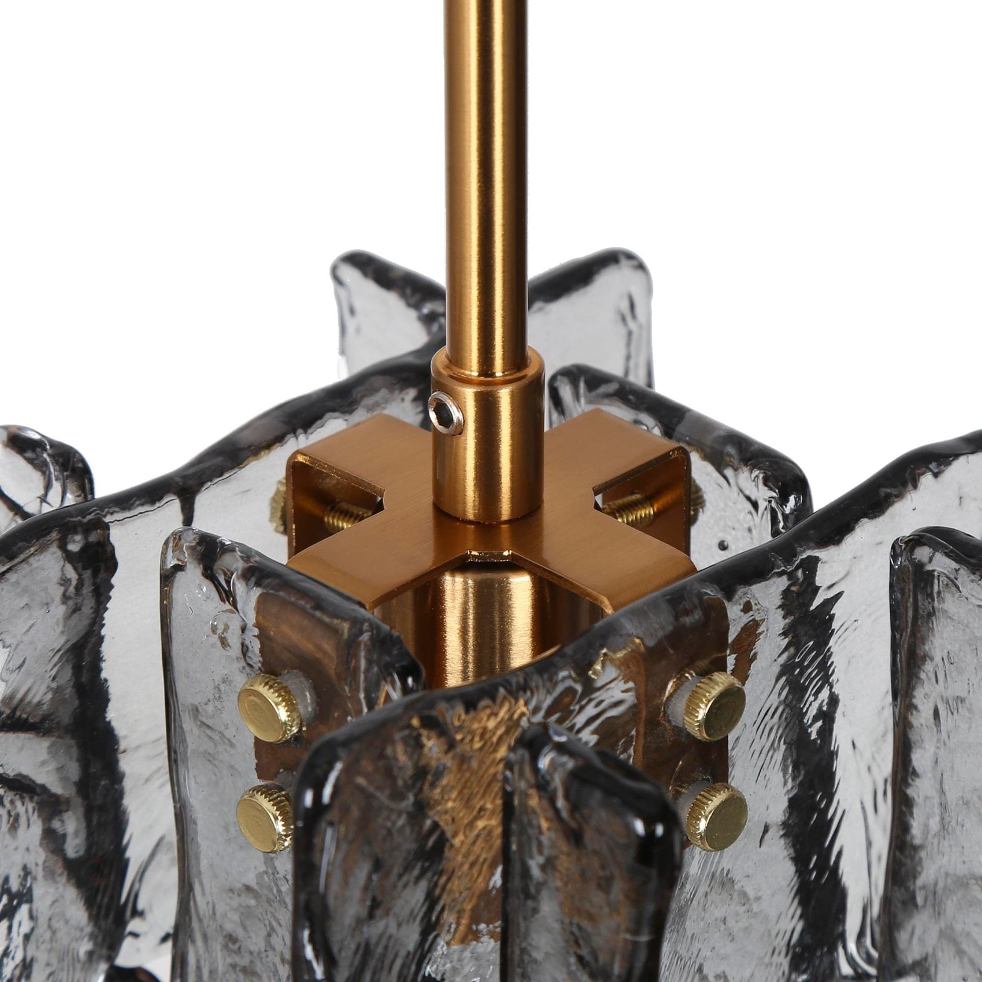 Kasy Modern 1-Light Pendant Lights Glass Island Lights for Dining Room
