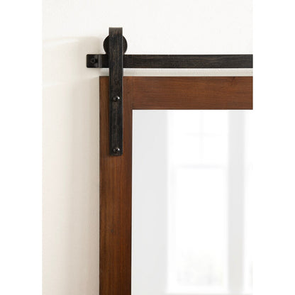 Kate and Laurel Cates Rustic Rectangular Wall Mirror