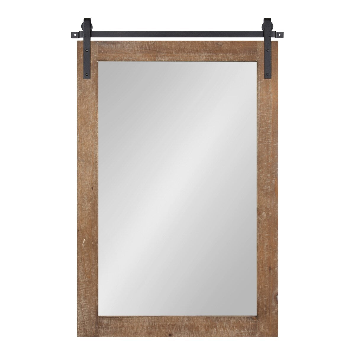 Kate and Laurel Cates Rustic Rectangular Wall Mirror