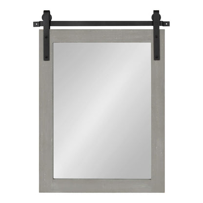 Kate and Laurel Cates Rustic Rectangular Wall Mirror