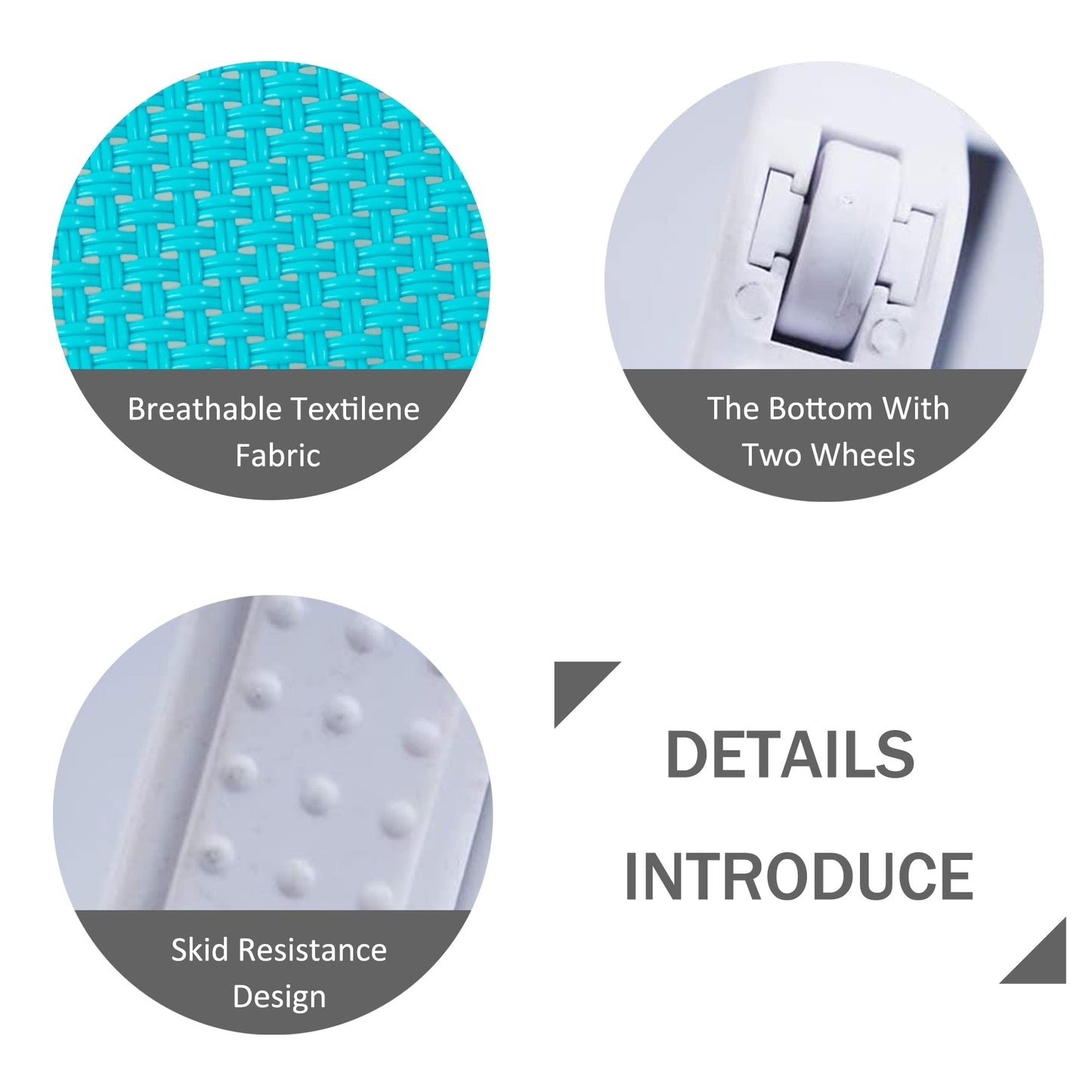 Kozyard Alan Full Flat Aluminum and Polypropylene Resin Legs Patio Reclining Adjustable Chaise Lounge