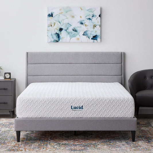 Lucid 12-inch Firm Gel Memory Foam Mattress