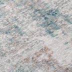 Machine Washable Indoor/ Outdoor Chantille Abstract Modern Rug