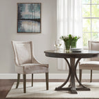 Madison Park Signature Ultra Upholstered Dining Side Chairs With Wood Legs (Set of 2) - N/A