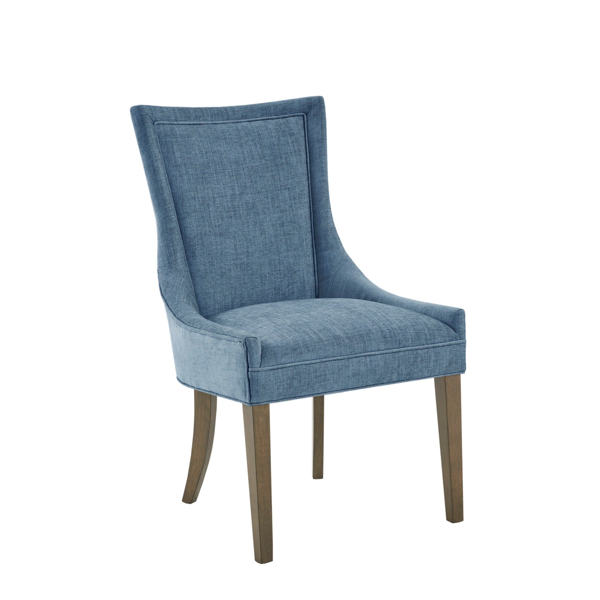 Madison Park Signature Ultra Upholstered Dining Side Chairs With Wood Legs (Set of 2) - N/A