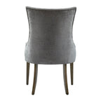 Madison Park Signature Ultra Upholstered Dining Side Chairs With Wood Legs (Set of 2) - N/A