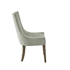 Madison Park Signature Ultra Upholstered Dining Side Chairs With Wood Legs (Set of 2) - N/A