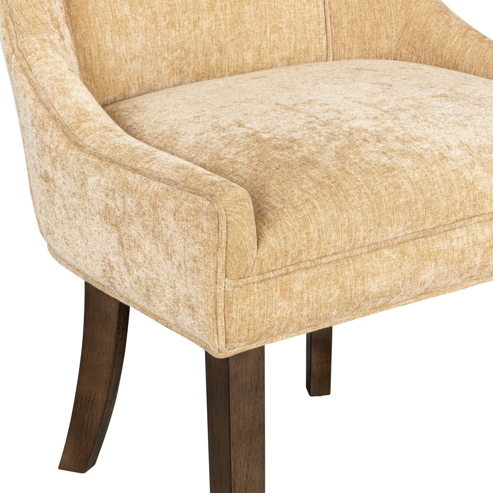Madison Park Signature Ultra Upholstered Dining Side Chairs With Wood Legs (Set of 2) - N/A