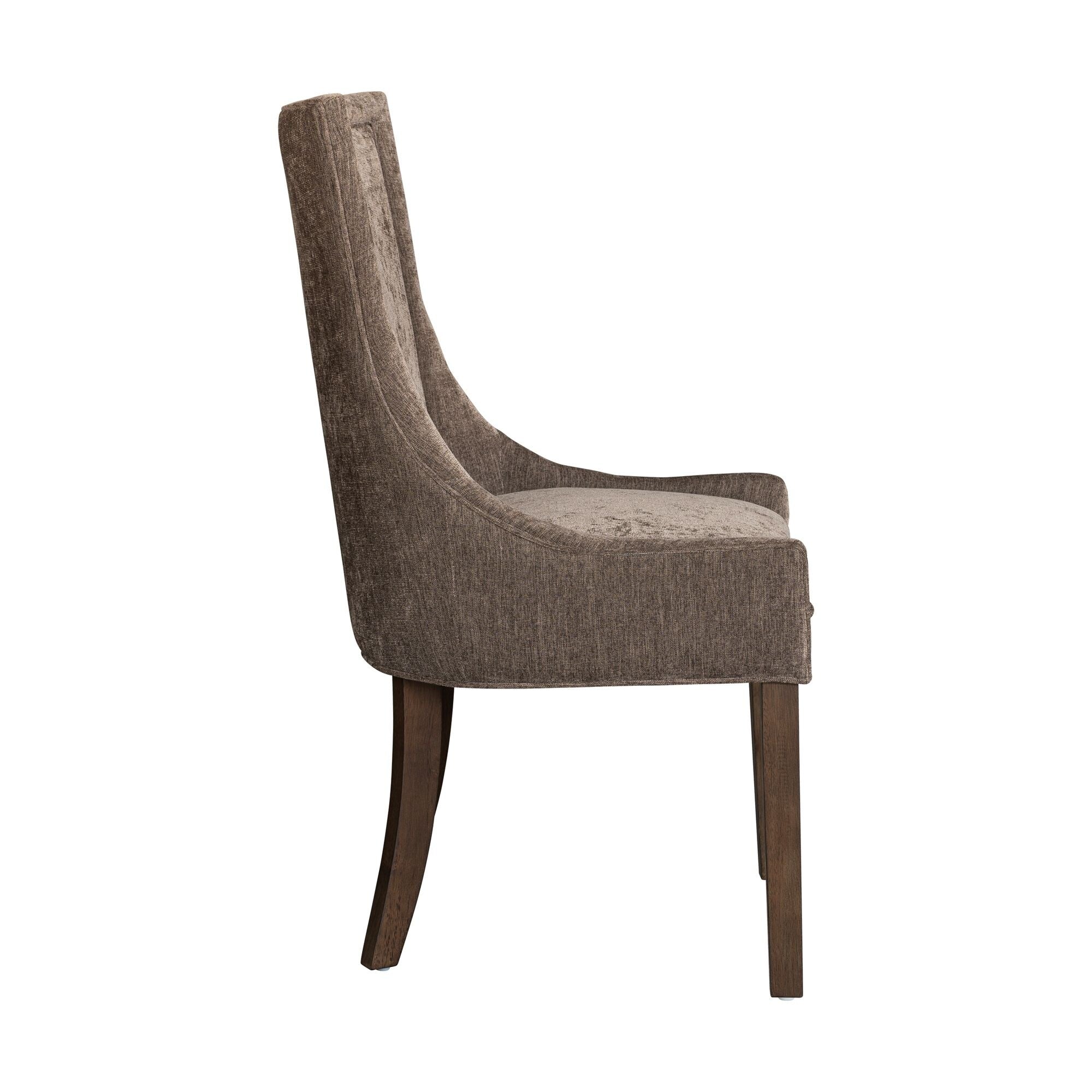 Madison Park Signature Ultra Upholstered Dining Side Chairs With Wood Legs (Set of 2) - N/A