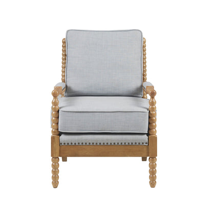 Madison Park Donohue Turned Wood Frame Armchair