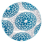 World Rug Gallery Modern Floral Circles Area Rug