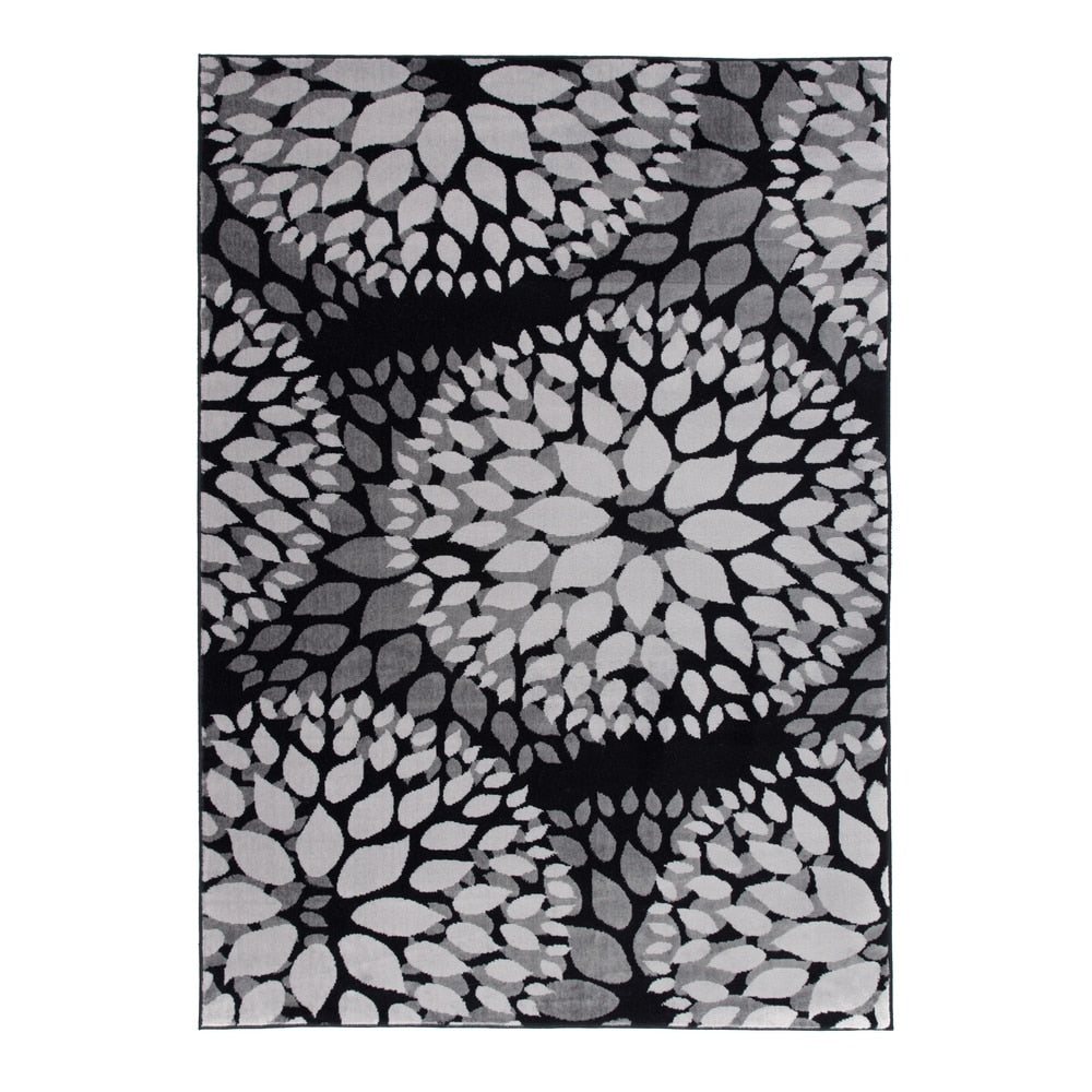 World Rug Gallery Modern Floral Circles Area Rug